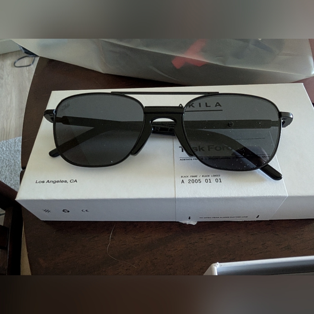 Akila Task Force Black Sunglasses